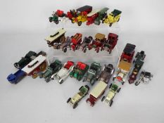 Matchbox Models of Yesteryear - An unboxed collection of approximately 30 mainly earlier Matchbox