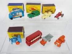 Matchbox, Lesney, Moko - A group of eight Matchbox Regular Wheels, four of which are boxed.