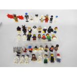 Lego - A box of 40 x loose Lego figures including several skeletons.