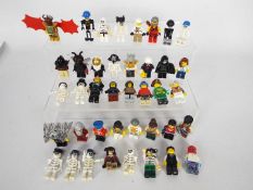 Lego - A box of 40 x loose Lego figures including several skeletons.