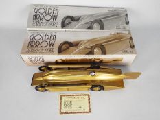 Schylling Collector Series - a tin plate model of 'Golden Arrow' (1929 land speed record car)',