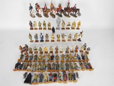 DelPrado - A collection of 84 x unboxed soldier figures including some on horseback.