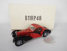 Franklin Mint - a 1:24 scale diecast model Bugatti Atalante (1936), red, # B11RP48,