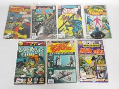 DC Comics - A collection of seven collectible mainly 'Batman' comics from various Ages.