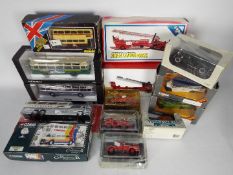 Norev, Corgi, Solido, Ertl, Others - A boxed group of 13 diecast vehicles in various scales.