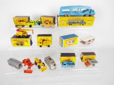 Matchbox, Lesney, Moko - A group of 13 Matchbox vehicles, eight of which are boxed.