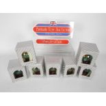 Toy turtles - Miniature turtle ornaments in glass domes. In original boxes, upopened. Sold as seen.