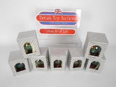 Toy turtles - Miniature turtle ornaments in glass domes. In original boxes, upopened. Sold as seen.