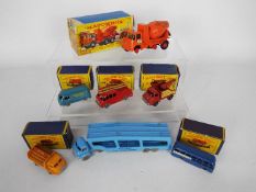 Matchbox, Lesney, Moko - A group of 6 boxed and 1 unboxed Matchbox vehicles in various scales.