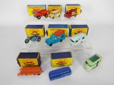 Matchbox, Lesney, Moko - A group of eight boxed and one unboxed Matchbox Regular Wheels.