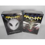DC Comics - Two boxed 'Batman' themed collectables,