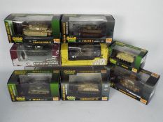Ground Armour - Skynet - A group of 8 x boxed 1:72 scale tanks including WWII Tiger I,