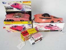 Dinky - Three Dinky Toys models comprising # 354 Pink Panther,