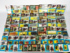 Merit - A collection of 49 x carded 00 gauge railway accessories including # 5067 Oil Drums,