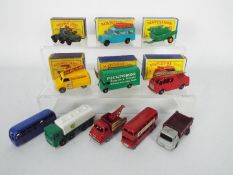 Matchbox, Lesney, Moko - A group of 11 Matchbox Regular Wheels, six of which are boxed.
