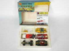 Corgi Toys - A boxed Corgi Toys Gift Set #37 'Lotus Racing Team'.