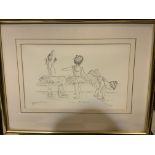 STEVE O”COMELL SIGNED BALLET PRINT “JUST PRACTICING”