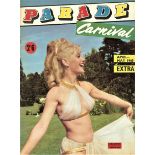 ADULT GLAMOUR - PARADE CARNIVAL EXTRA MAGAZINE APRIL/MAY 1965 VICKY KENNEDY MARIE MYNH