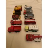 13 X VINTAGE LESNEY MATCHBOX HGV VEHICLES VARIOUS