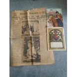 1951 QUEEN CORONATION PAPERS x 2