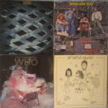 MUSIC - 4 THE WHO VINYL RECORDS LP'S/ALBUMS