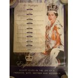 2 X UNFRAMED ROYAL COMMEMORATIVE POSTERS 1981 & 2006