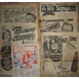 MUSIC - VINTAGE SONG BOOK MAGAZINE & PULL-OUTS