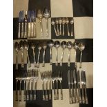42 PIECE SILVER PLATED CUTLERY SET BY COMMUNITY CIRCA 1960s