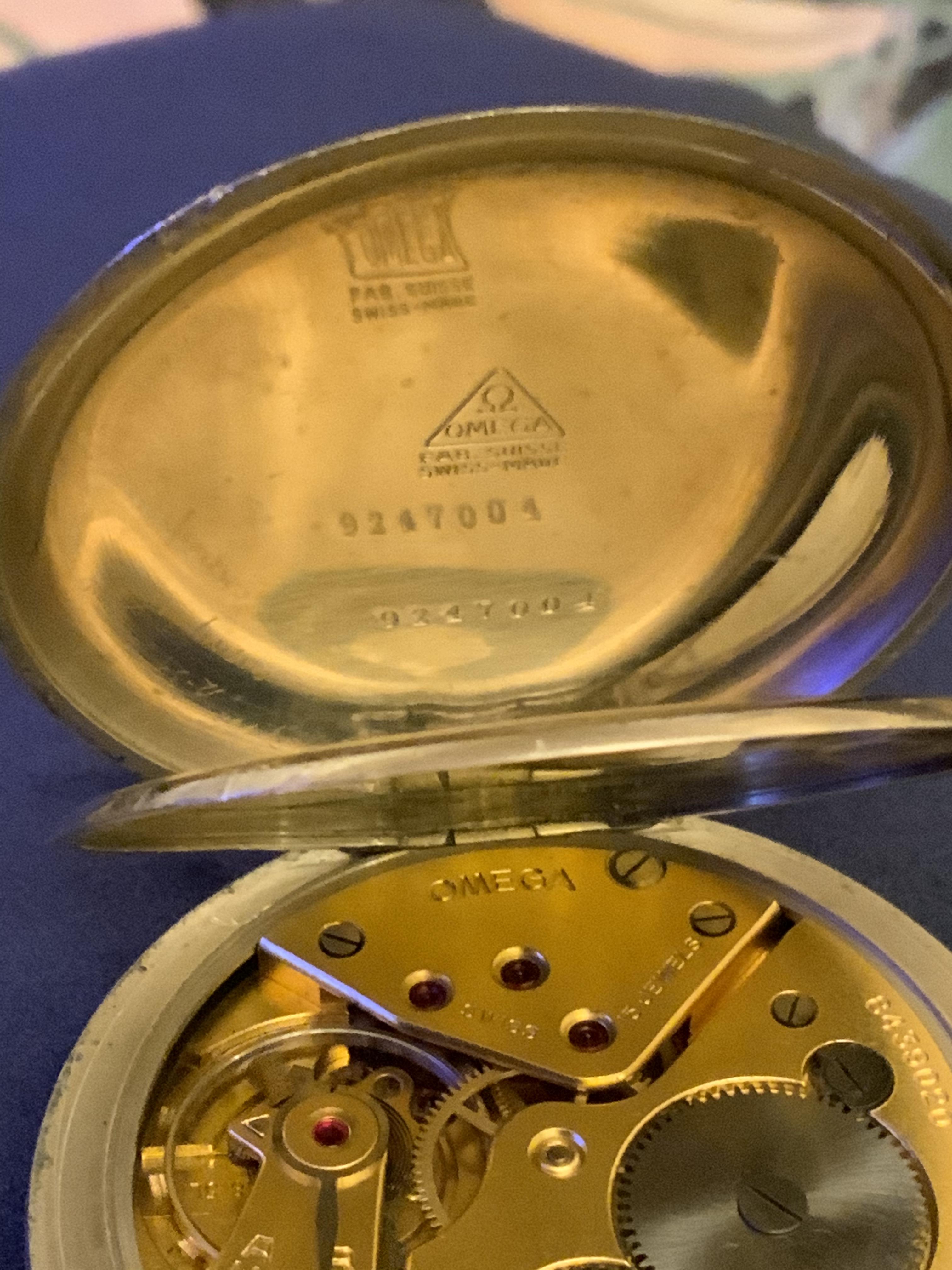 1920s OMEGA SILVER PLATED POCKET WATCH RETAILED BY PARSONS BRISTOL - Image 3 of 4