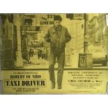 FILM - TAXI DRIVER UK QUAD MOVIE POSTER