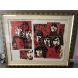 MUSIC - ROLLING STONES PRINT FROM GERALD MANKOWITZ PHOTOGRAPH