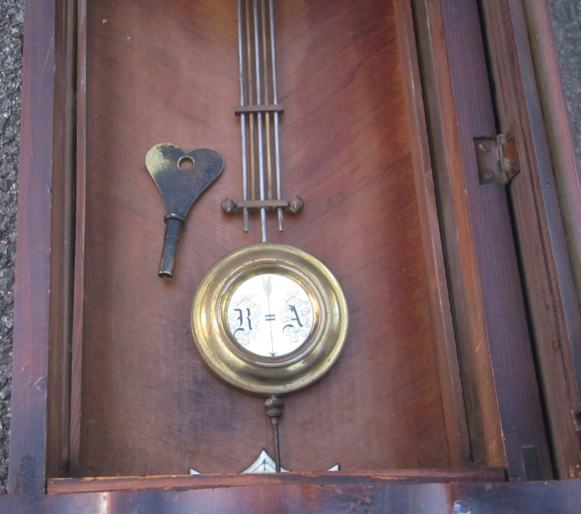 VINTAGE WALL CLOCKS X 2 - Image 6 of 6