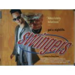FILM - SWINGERS 1996 ORIGINAL UK DOUBLE SIDED QUAD