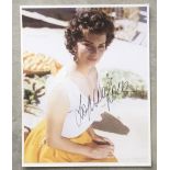 ACTRESS - SOPHIE LOREN AUTOGRAPHED PHOTO