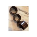 1930s BAKELITE NAPKIN RINGS SET OF 4