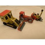 3 X VINTAGE DINKY CONSTRUCTION VEHICLES