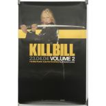 FILM - KILL BILL VOLUME 2 2004 ORIGINAL UK DOUBLE CROWN POSTER