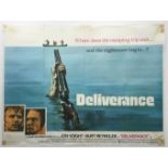 FILM - DELIVERANCE 1972 ORIGINAL UK QUAD