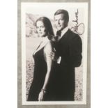 FILM - JAMES BOND ACTOR ROGER MOORE AUTOGRAPHED PHOTO