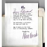 ACTRESS KIM NOVAK ORIGINAL AUTOGRAPH