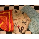 3 VINTAGE TABLECLOTHS