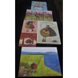 ART - SAM TOFT CANVAS WALL ART X 4