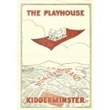 THEATRE - THE PLAYHOUSE KIDDERMINSTER 'AND SO TO BED' 1956 PROGRAMME
