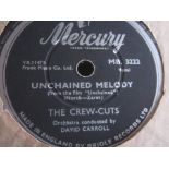 RECORDS - VINTAGE THE CREW-CUTS UNCHAINED MELODY & SH BOOM
