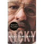 BOOK - HAND SIGNED RICKY TOMLINSON AUTOBIOGRAPHY