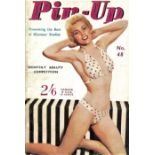 ADULT GLAMOUR - VINTAGE PIN-UP MAGAZINE NUMBER 48 INCLUDES JUNE PALMER