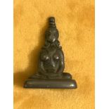 MINIATURE LEAD FAR EASTERN DEITY