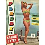 ADULT GLAMOUR - VINTAGE PARADE SPRING EXTRA 1964 MAGAZINE EVEEDEN