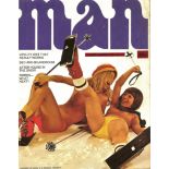 ADULT GLAMOUR - MAN MAGAZINE (AUSTRALIA) NEW SERIES FIRST ISSUE1973