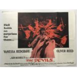 FILM - THE DEVILS 1971 ORIGINAL UK QUAD POSTER
